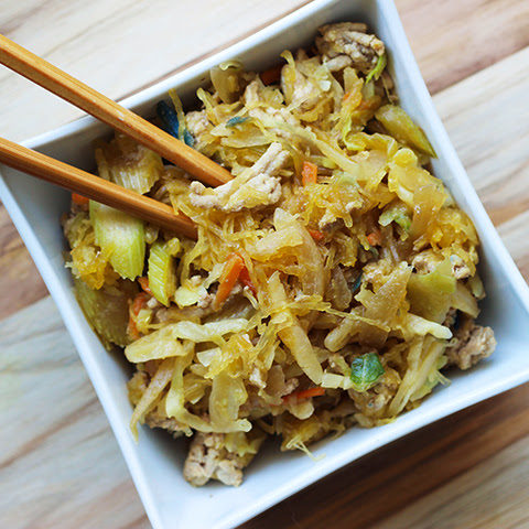 Spaghetti Squash Chow Mein