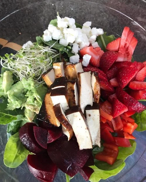 Marinated Tofu Salad