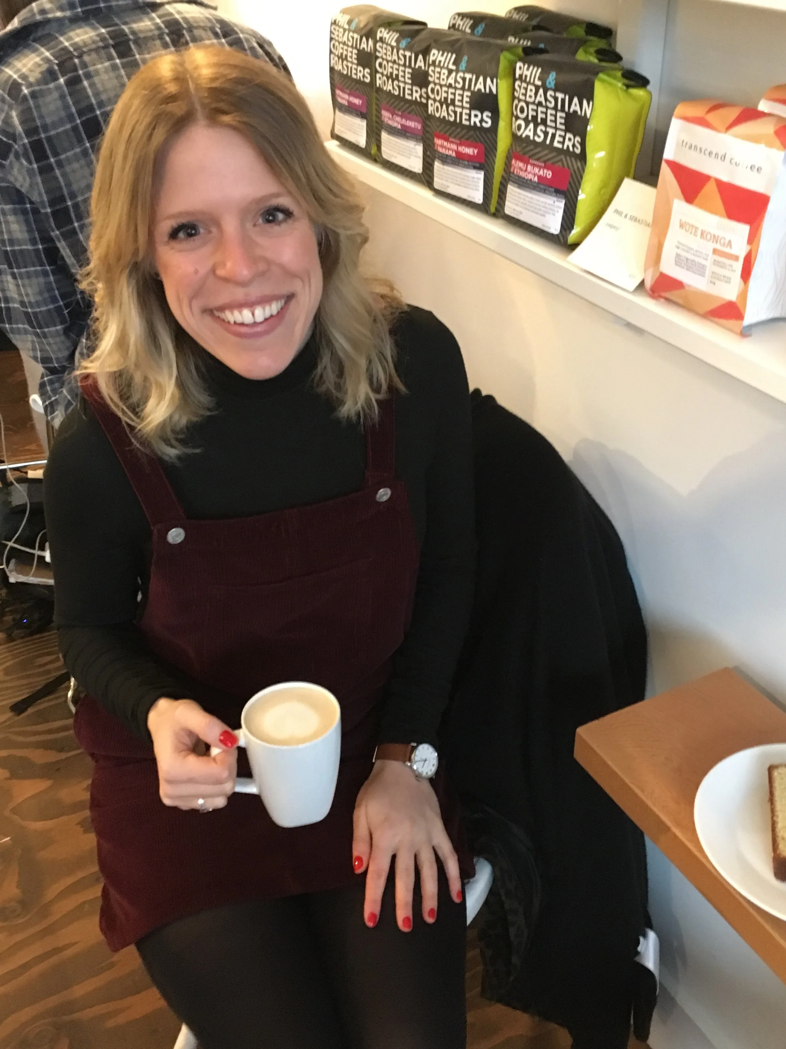 Topshop turtleneck, Topshop pinafore dress, Primark opaque tights, Sam Edelman boots, Mat & Nat purse, Marc Jacobs Watch, Joe Fresh Toque