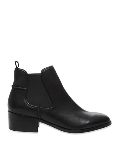 Steve Madden, Dicey Leather Booties, $150, available at The Bay