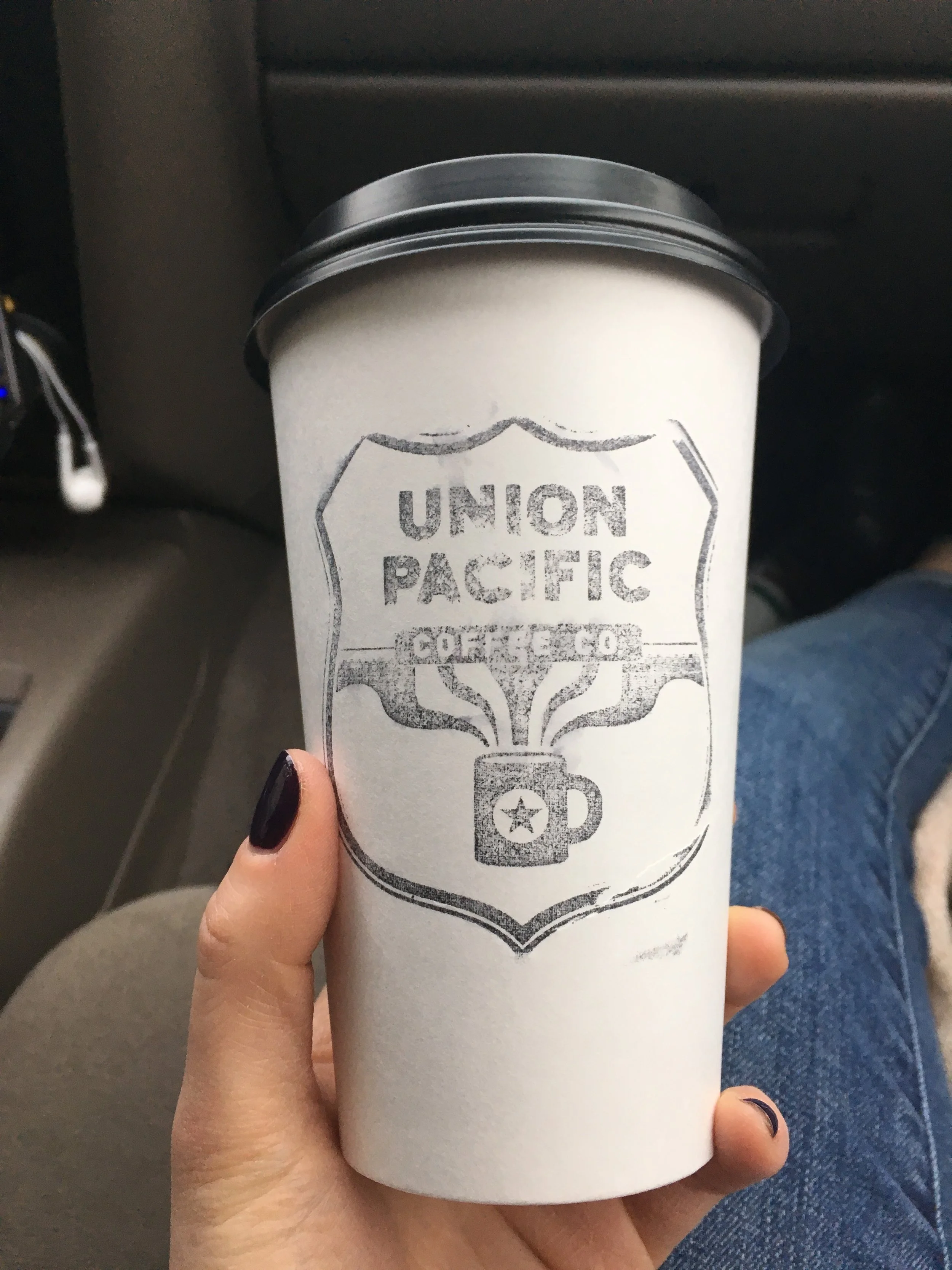 I had to finish my maple latte in a to go cup and loved their cups! 