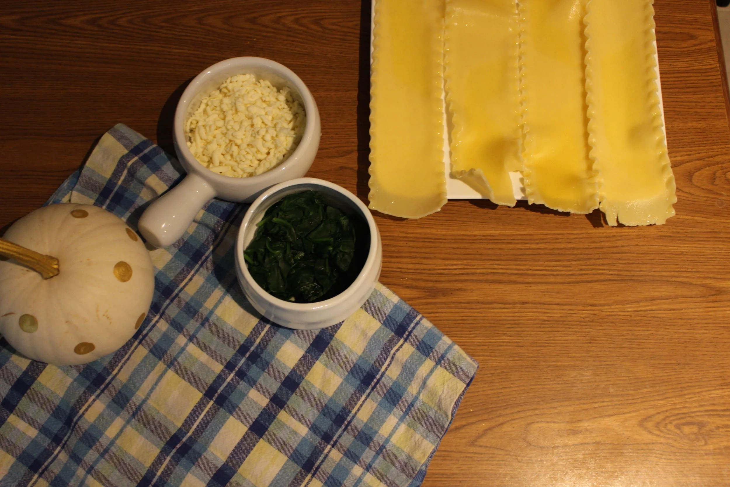 Letting the pasta cool