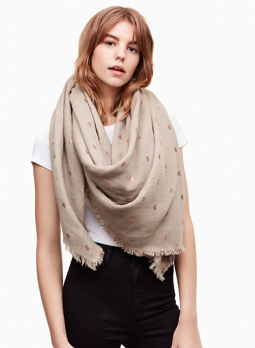 Artizia, Azure Skies Love Blanket, $55.00