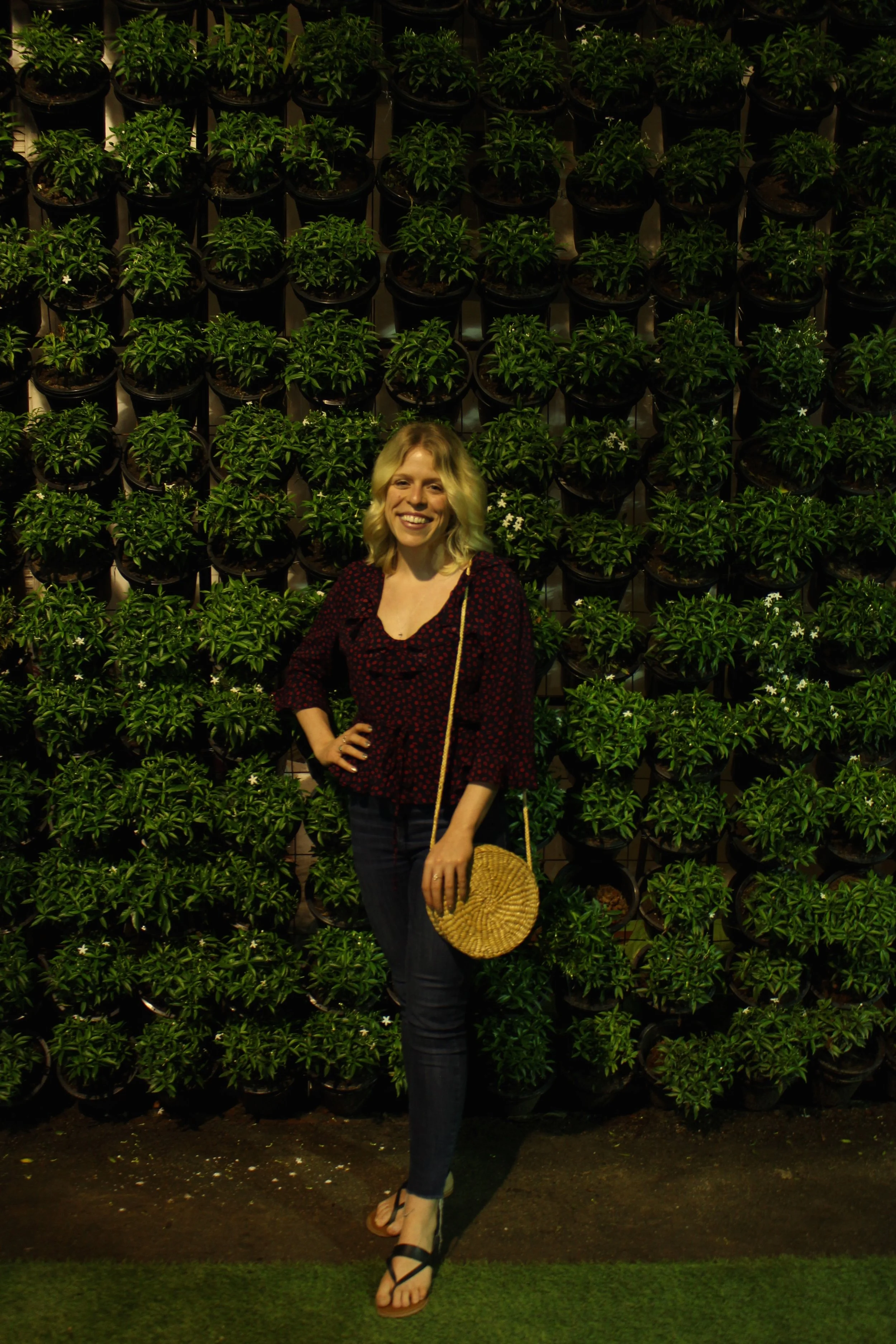 So many great & green lush walls to take photos in front of 