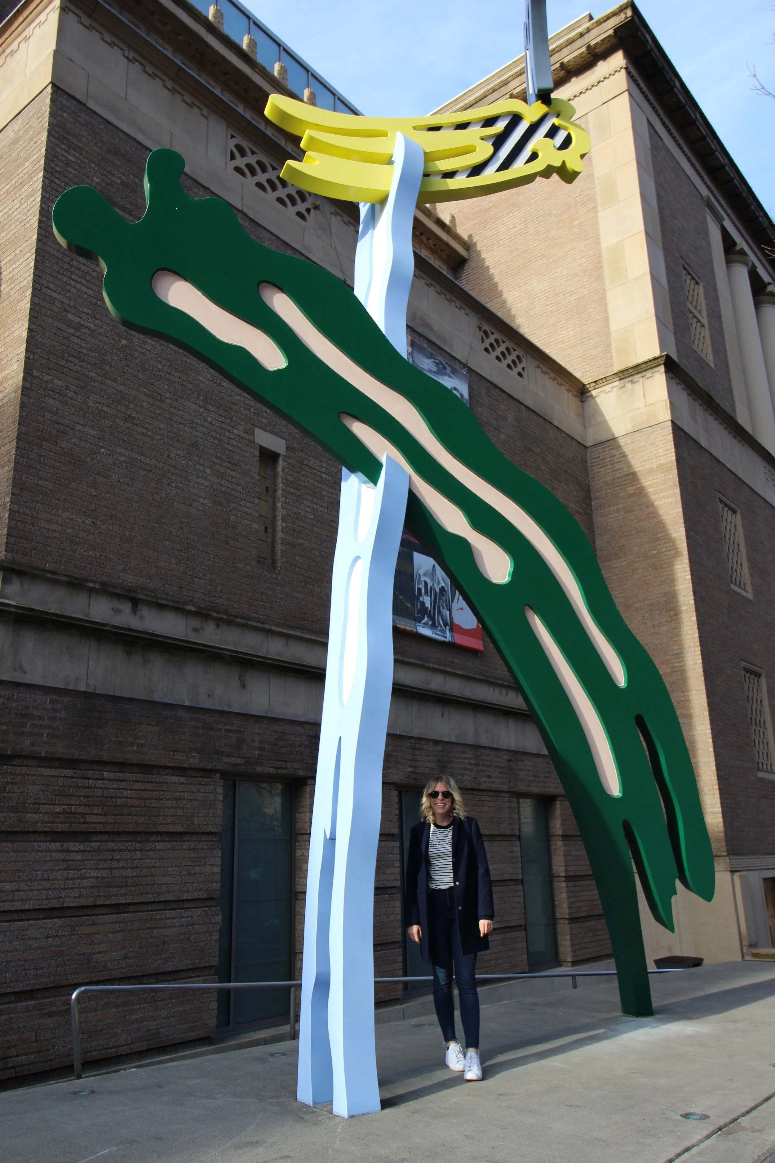 Outside the Portland Art Museum