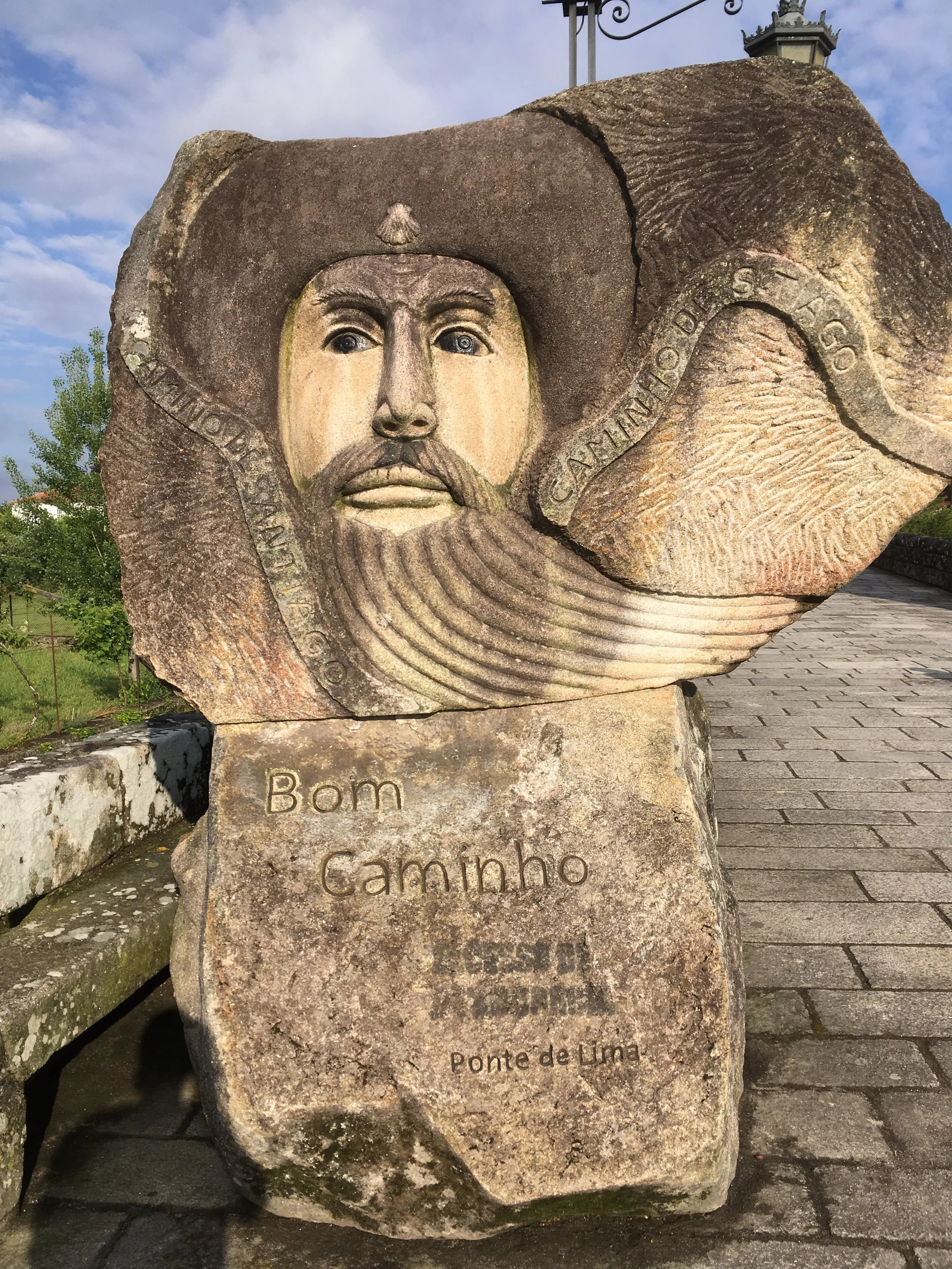 I loved all the greetings along the way wishing us good luck on our camino