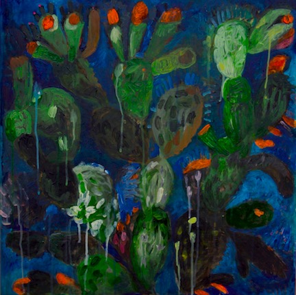 Magic Hour, 24x24, mixed media on panel