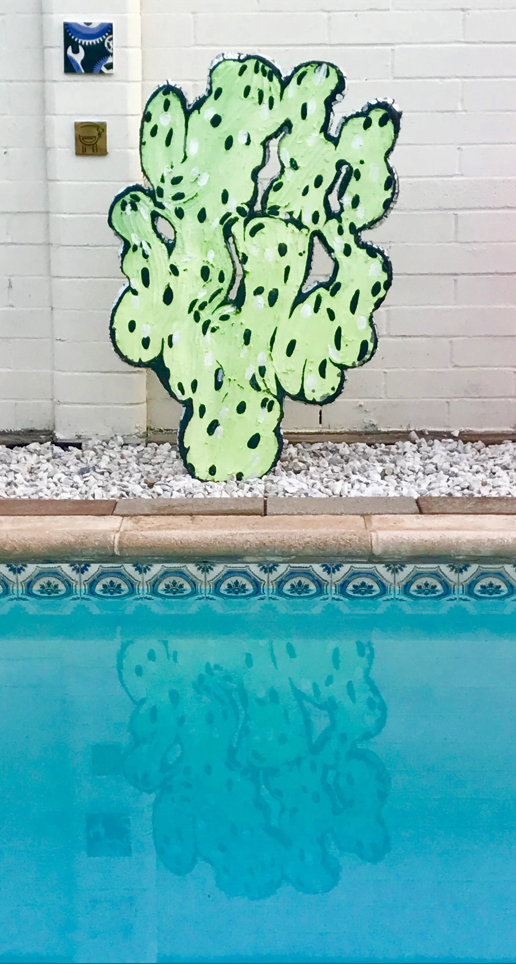Saint Pedro , approx. 48x36x2 inches, mixed media sculpture, 2018