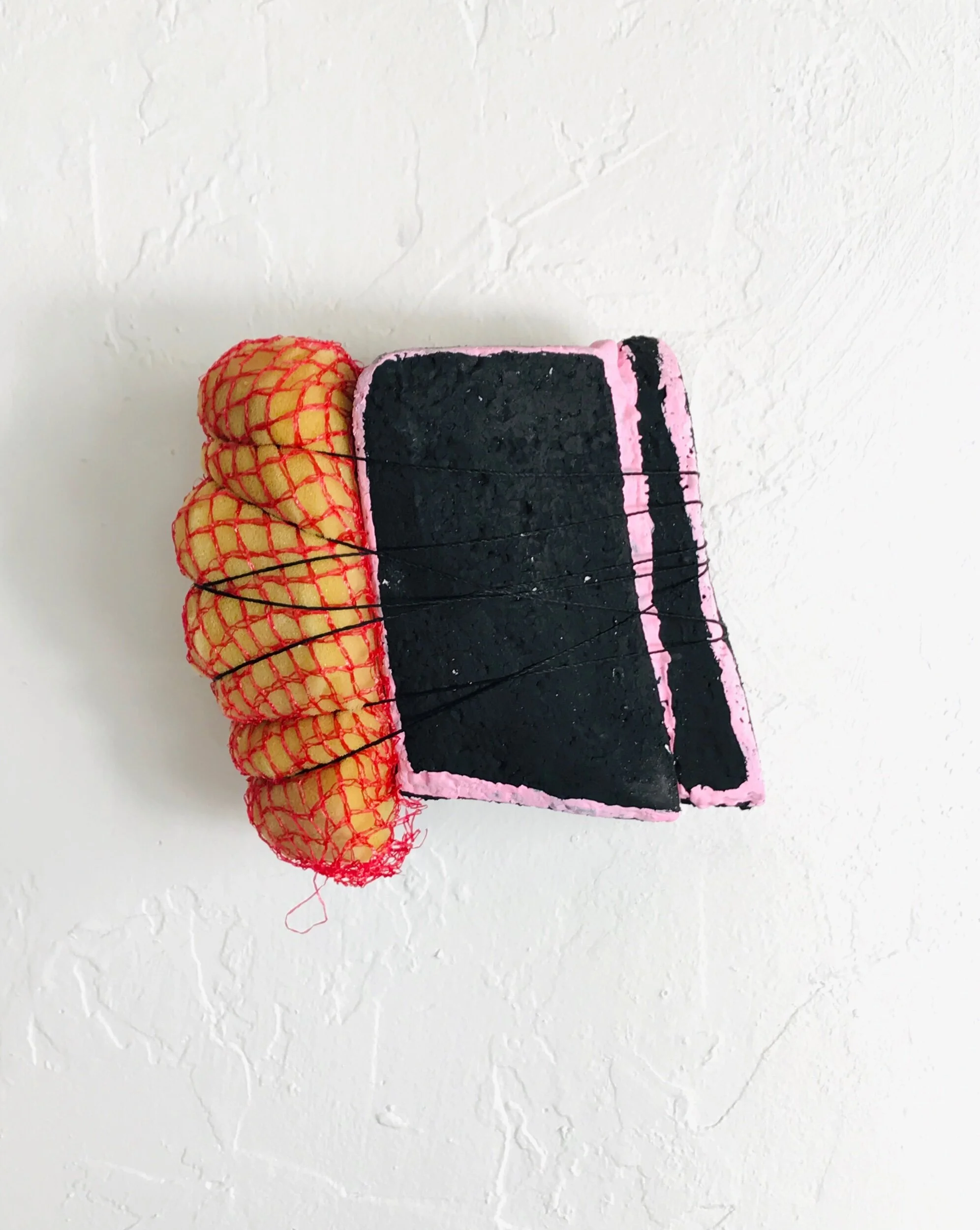  Squeezed  4.5x5x3”  Mixed media  2019-2020  $80 