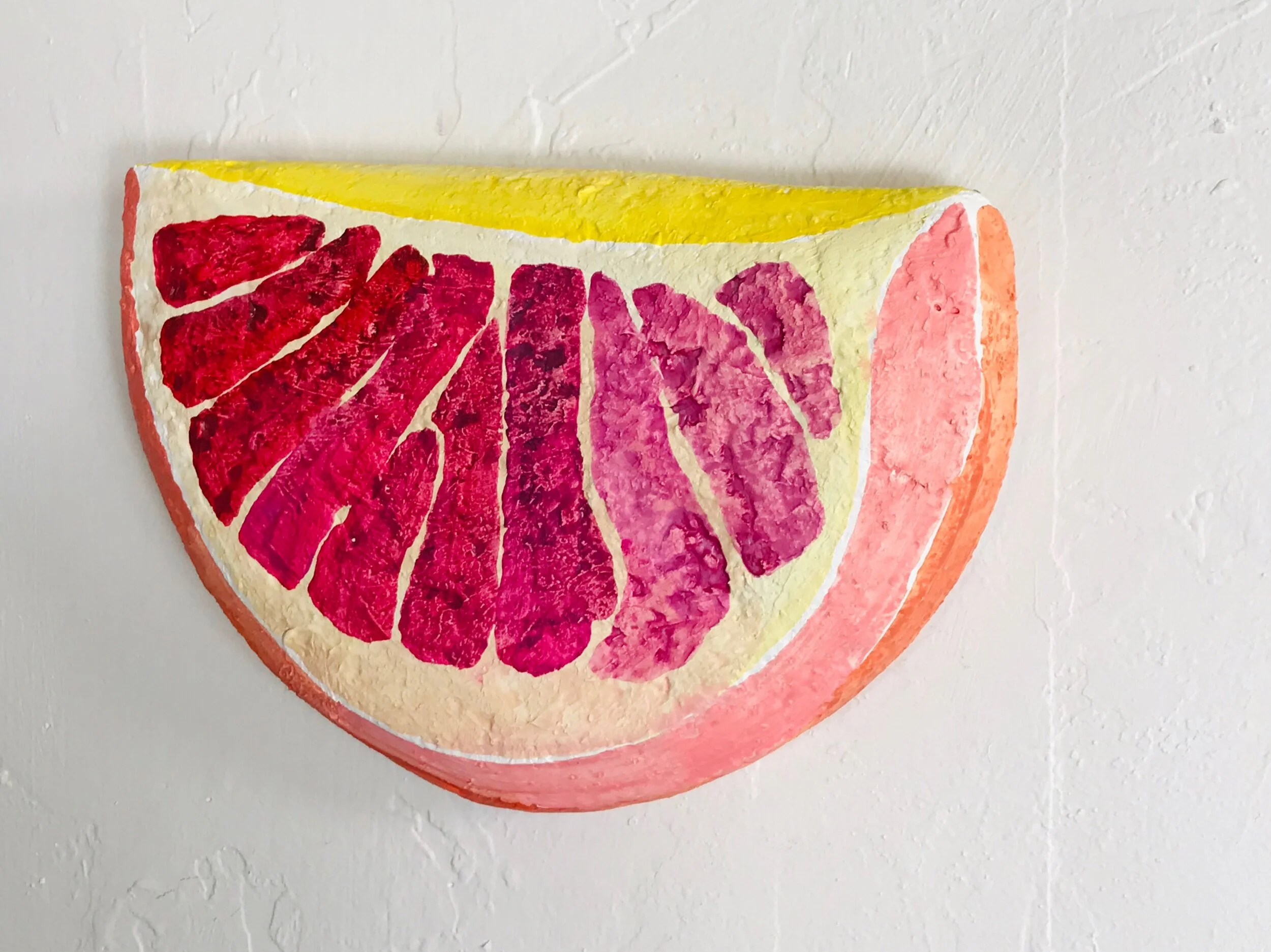  Blood Orange Slice  6x8.5x1.25”  Mixed media  2019  N/A 