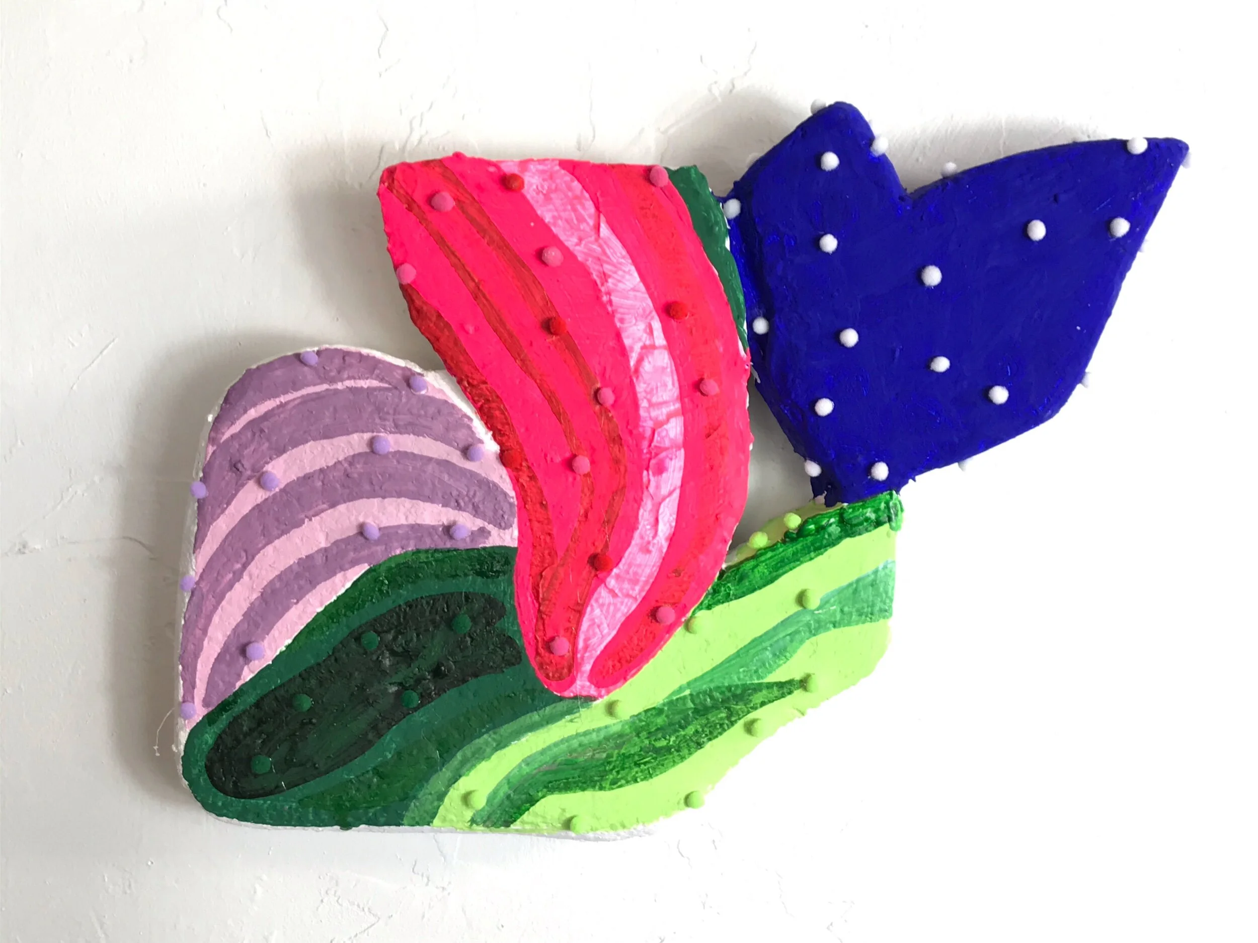  Spring Overture  12x9x1.5”  Mixed media  2019-2020  $100 