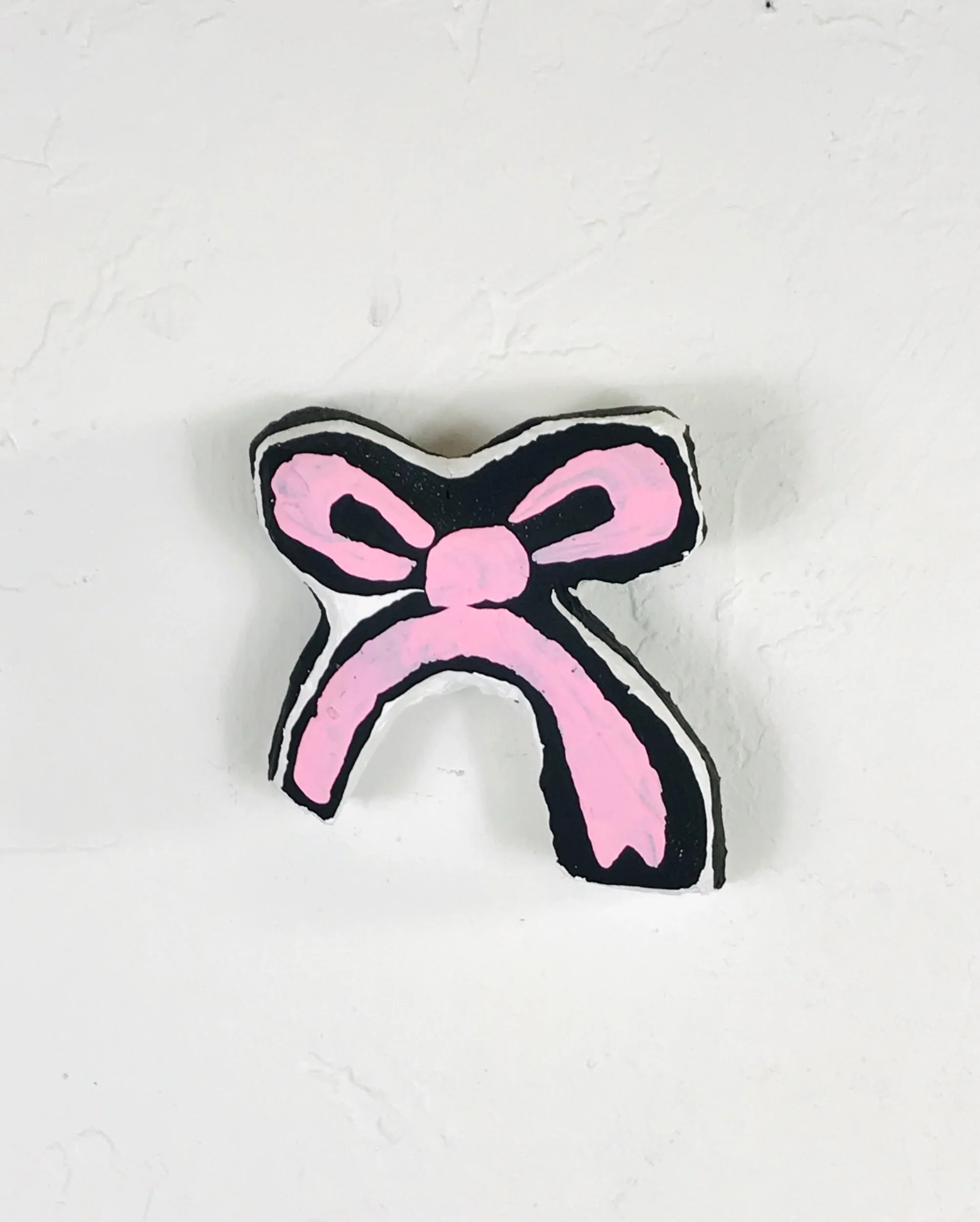  Pussy Bow  4x4x1.5”  Mixed media  2019  N/A 