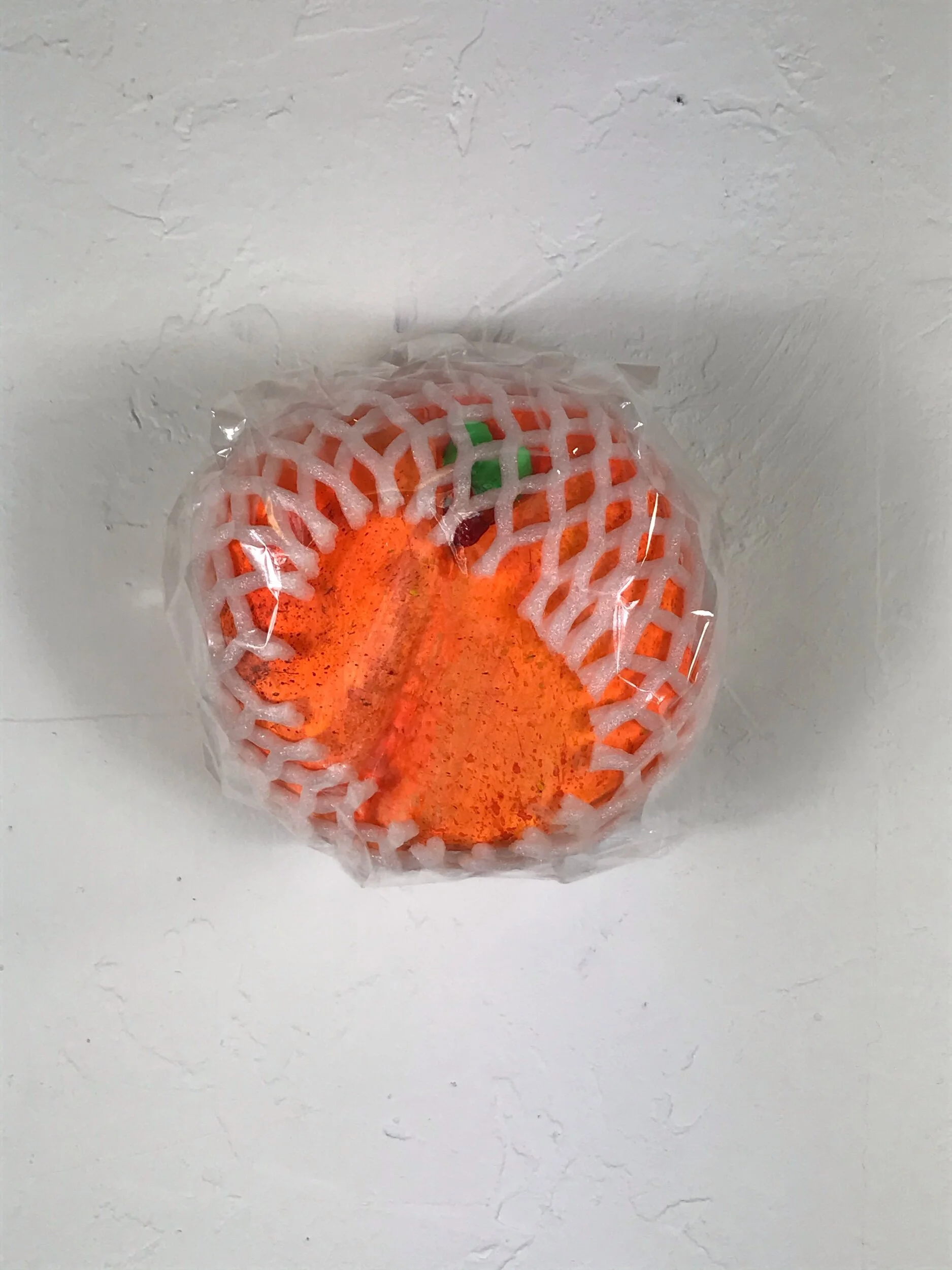  Sanitary Peach For Display  5x5x4”  Mixed media  2019  $100 