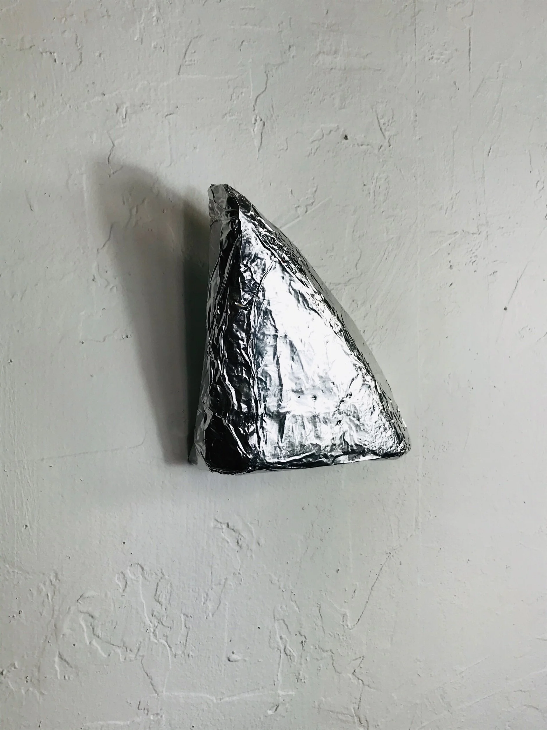  Shark Fin Sandwich  6x6x1”  Mixed media  2019  $30 