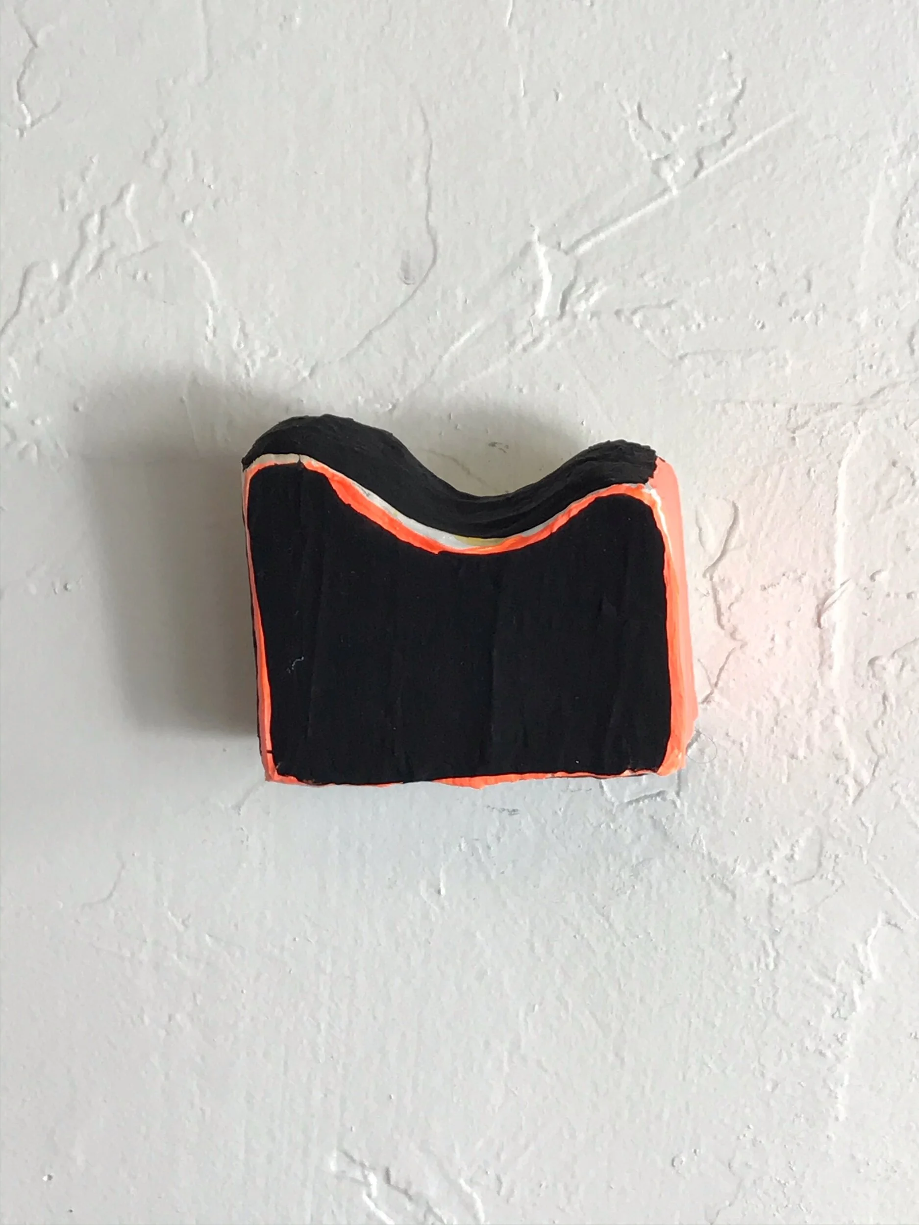  Black Shape 1  2.5x3x1.75”  Mixed media   2019  $25 