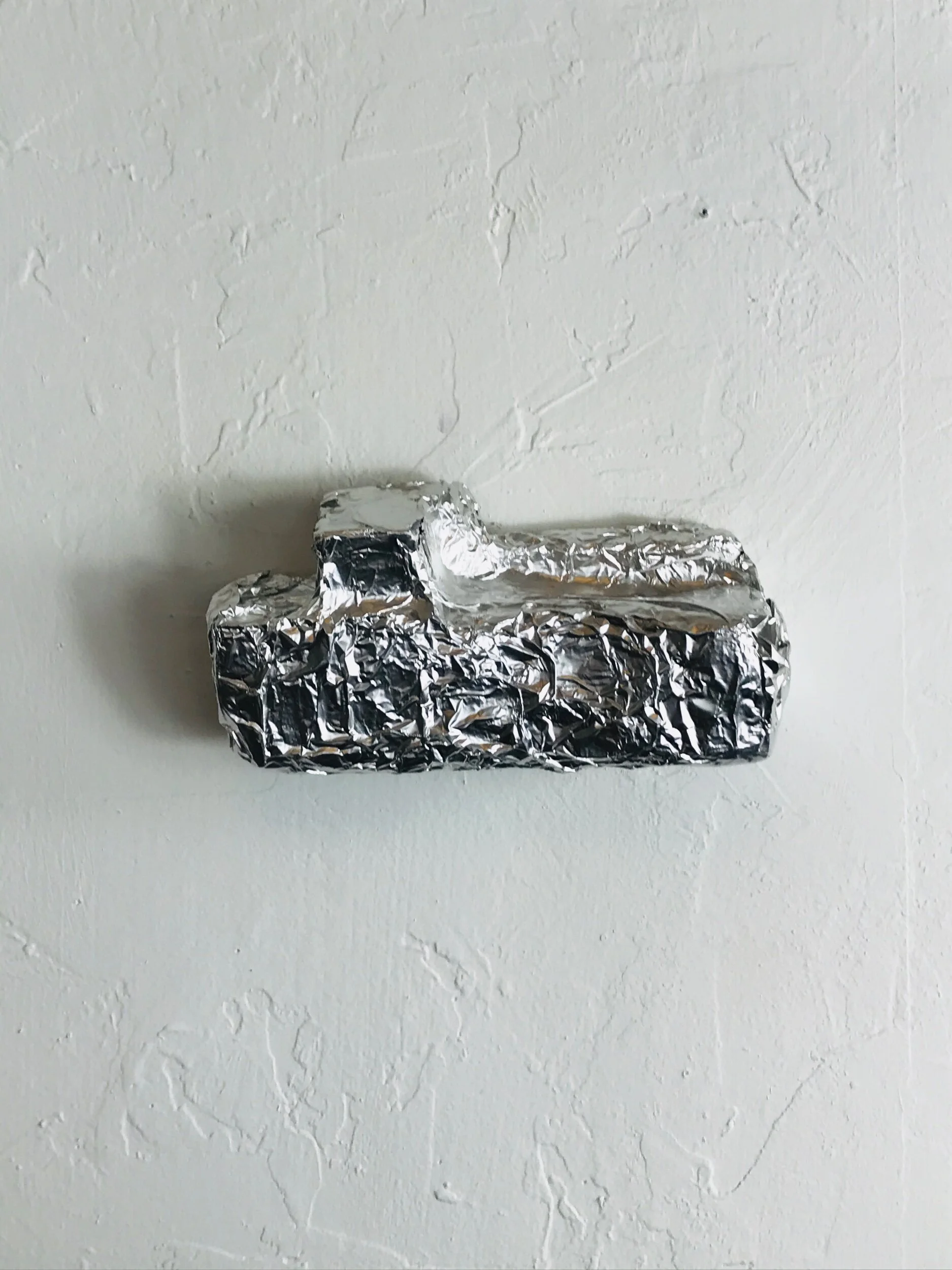  Leftover Aircraft Carrier  3x6.5x3”  Mixed media   2020  $35 