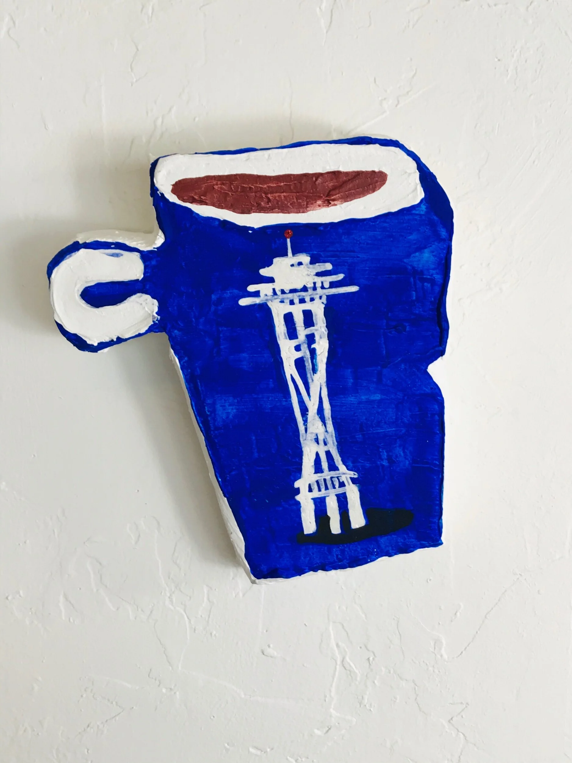   The Mug I Bought at the Airport   7.5x7x1.5”  Mixed media  2019  $100 