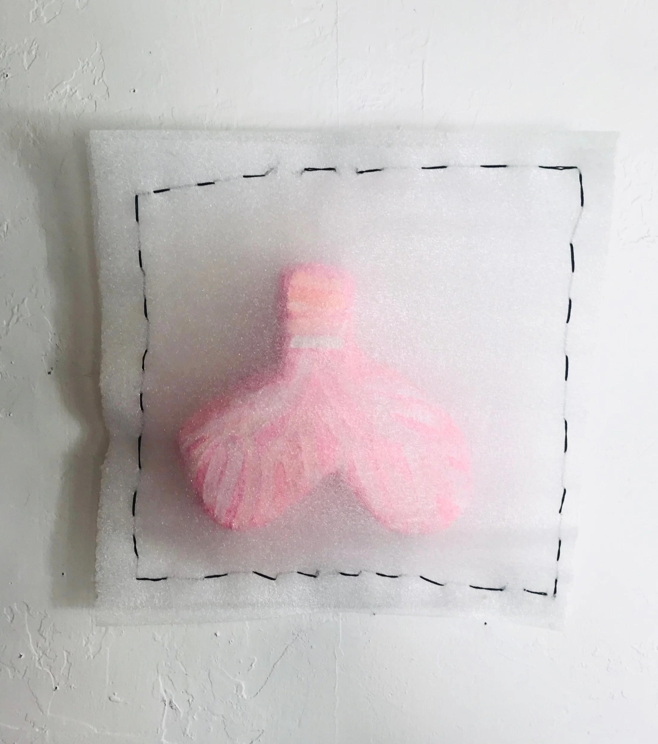   Protect Yo Lungs   12x12x1”  Mixed media  2019-2020  $100 