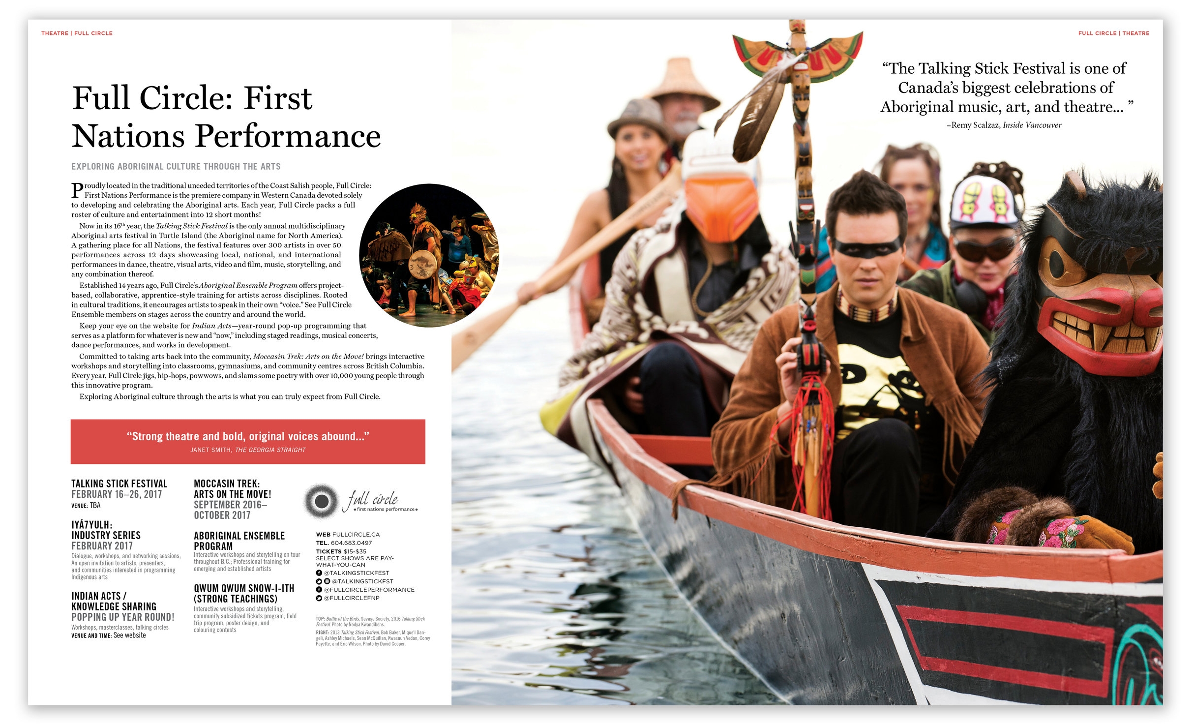 Two Page Spread for Full Circle