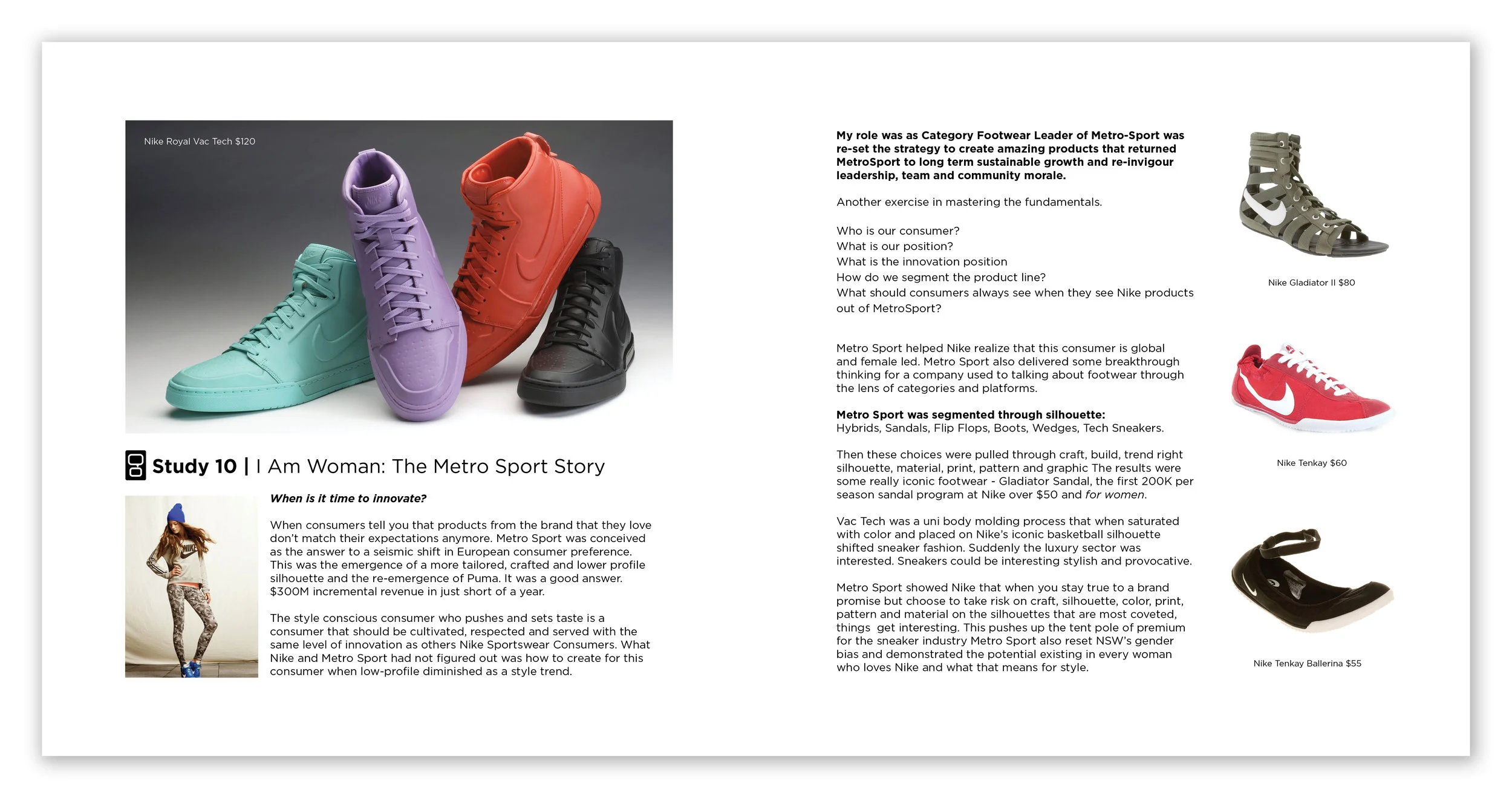 STUDy 10 | i am woman: the metro sport story