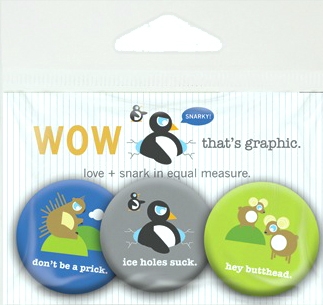 Let your Snark be heard! Snarky Pin Pack. 