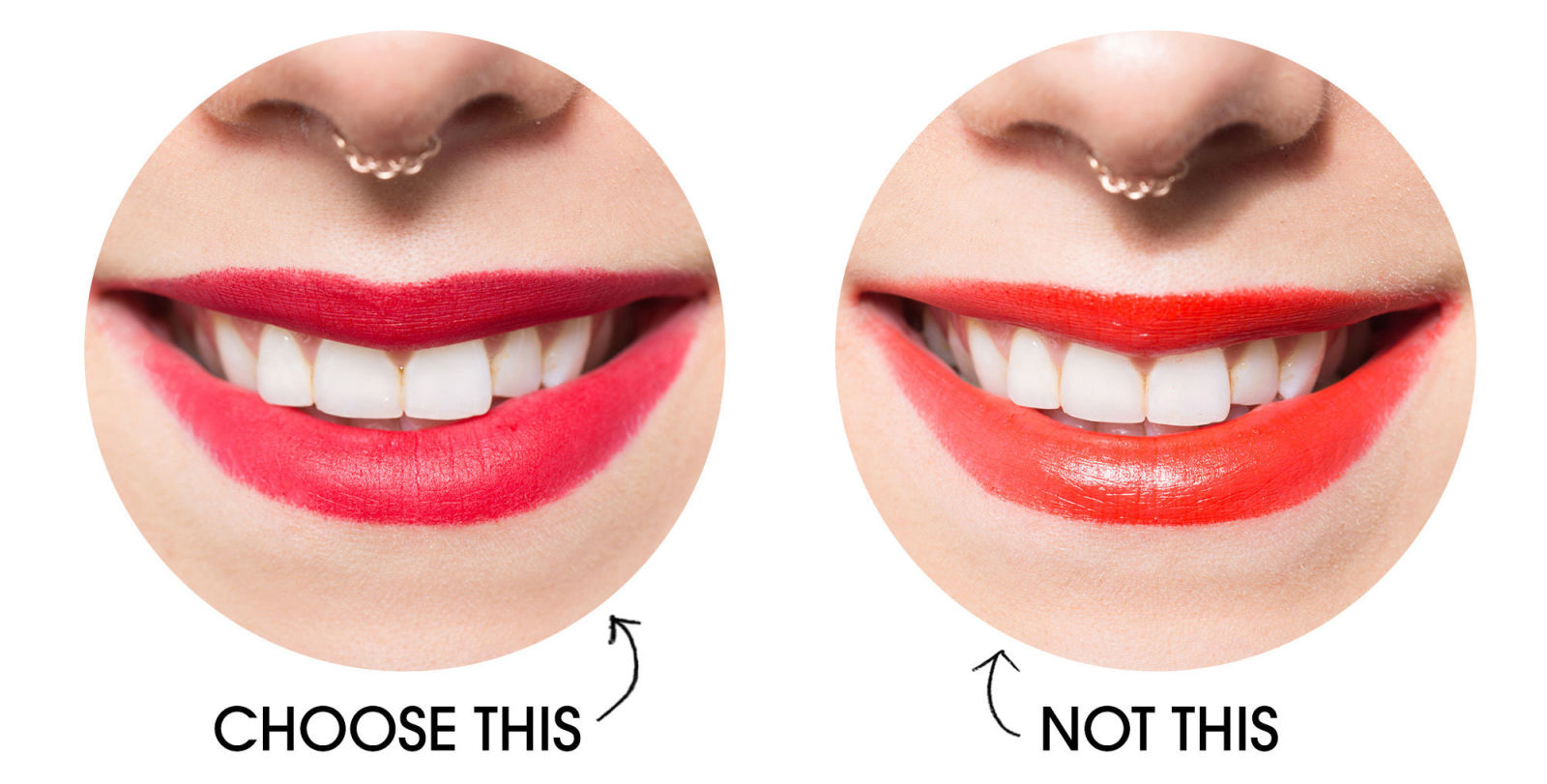 whiter teeth with blue based red shades