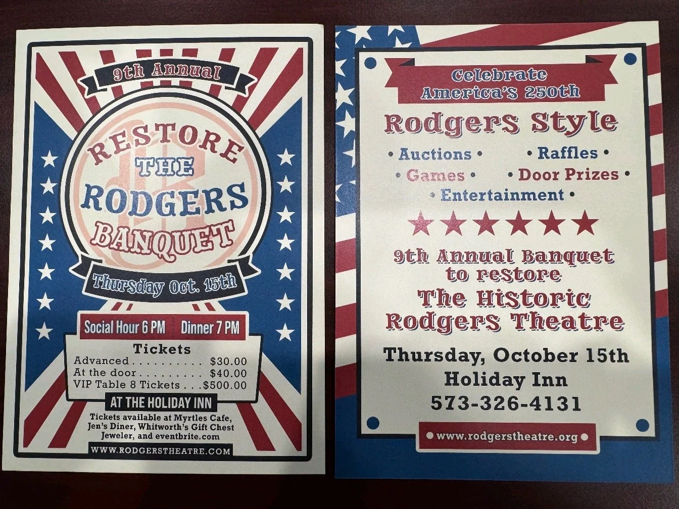 Restore The Rodgers Banquet
