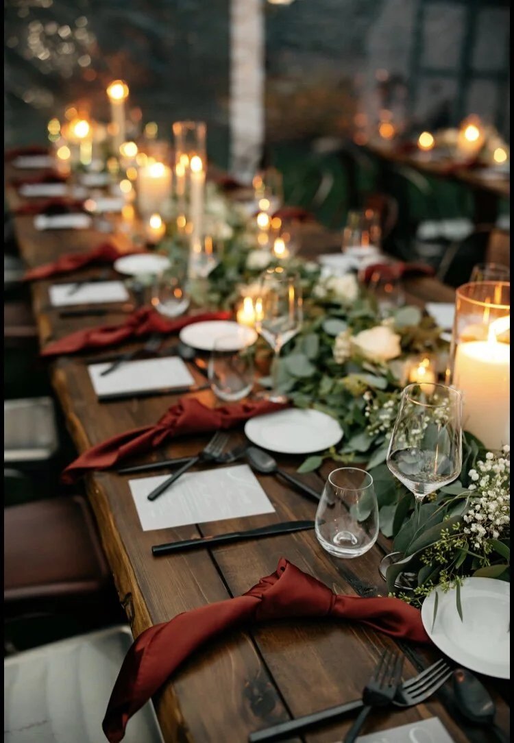 A Rustic Affair - Farm Table -- .JPG