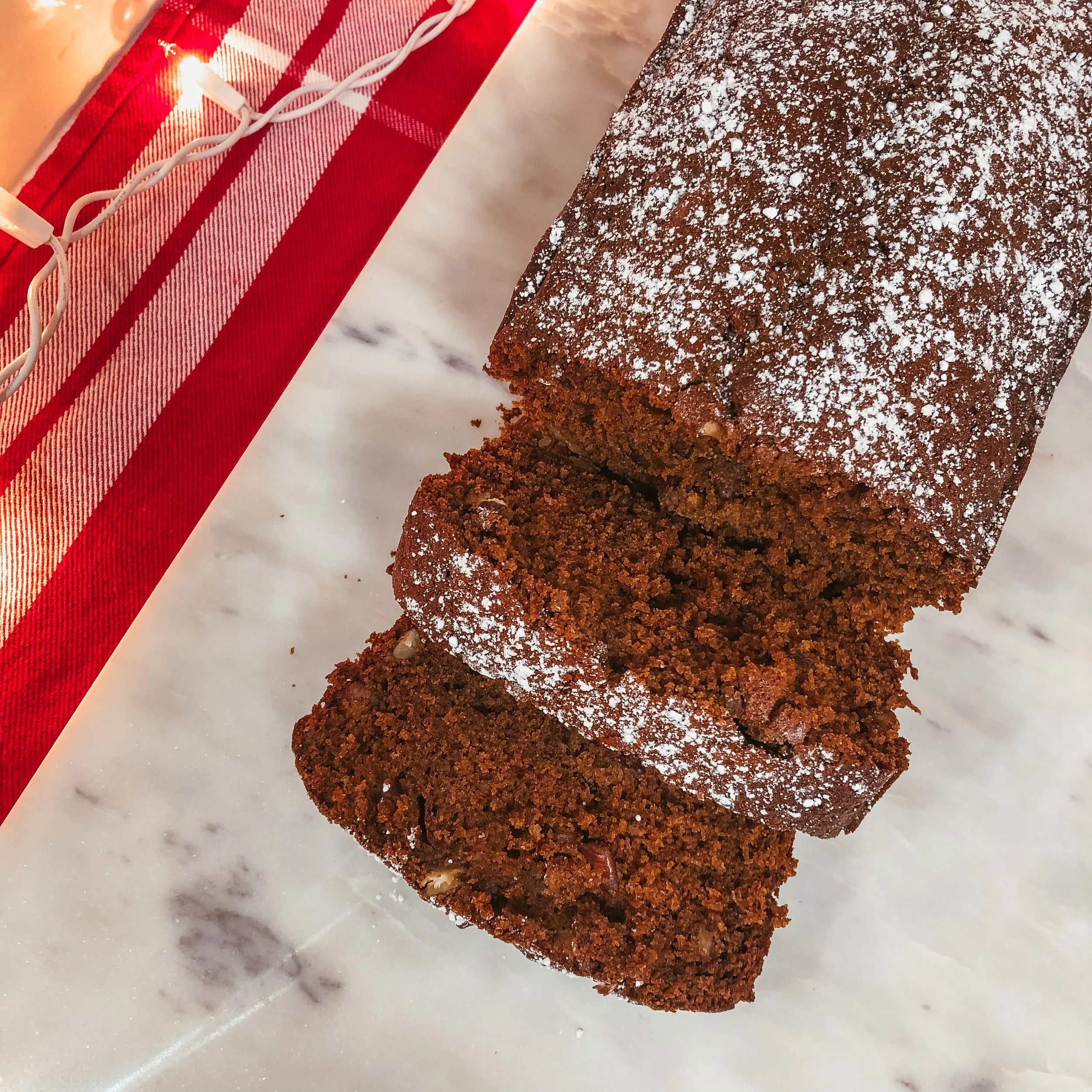 Gingerbread Pecan Loaf Recipe