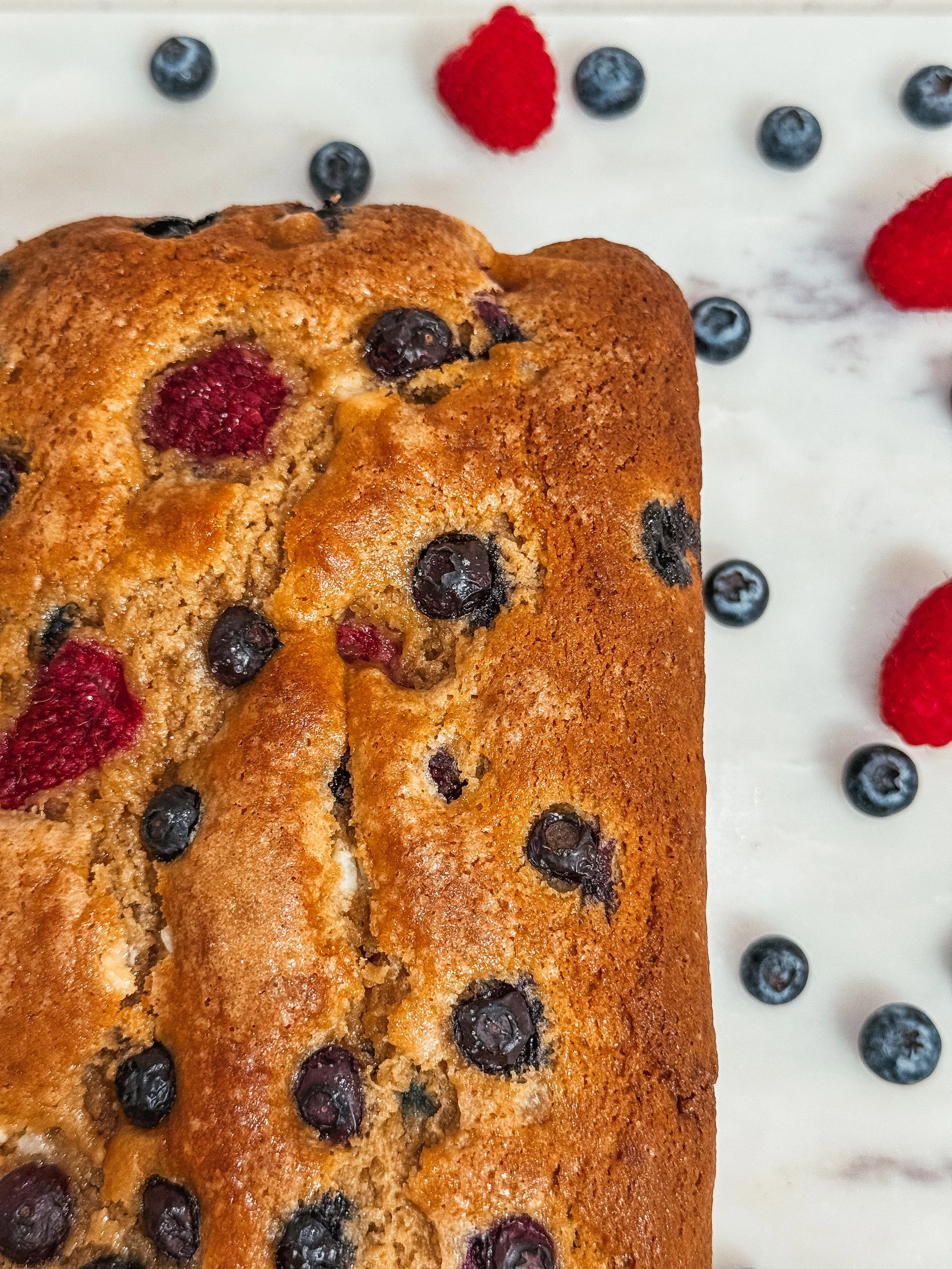 Mixed Berry Cream Cheese Loaf