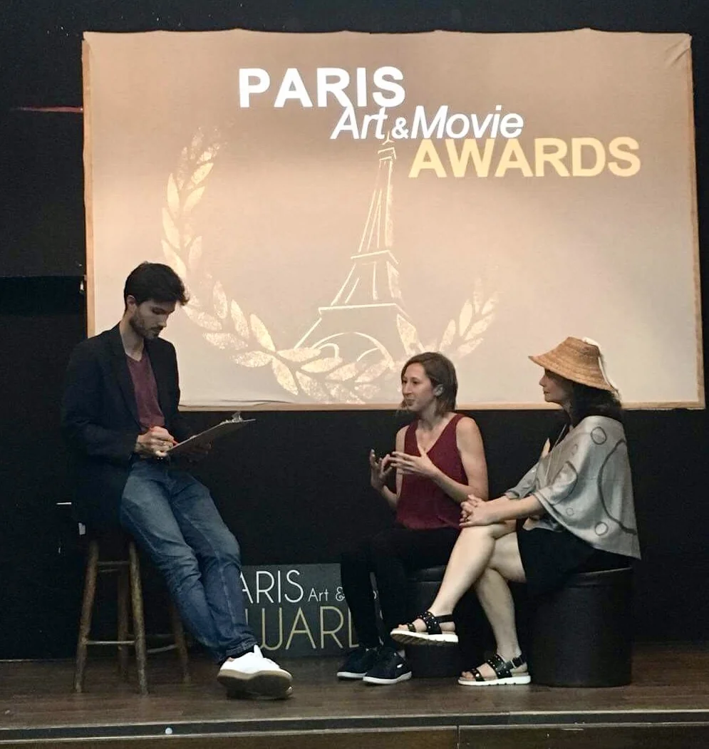 Q & A session at Paris Art and Movie Awards - June 2018