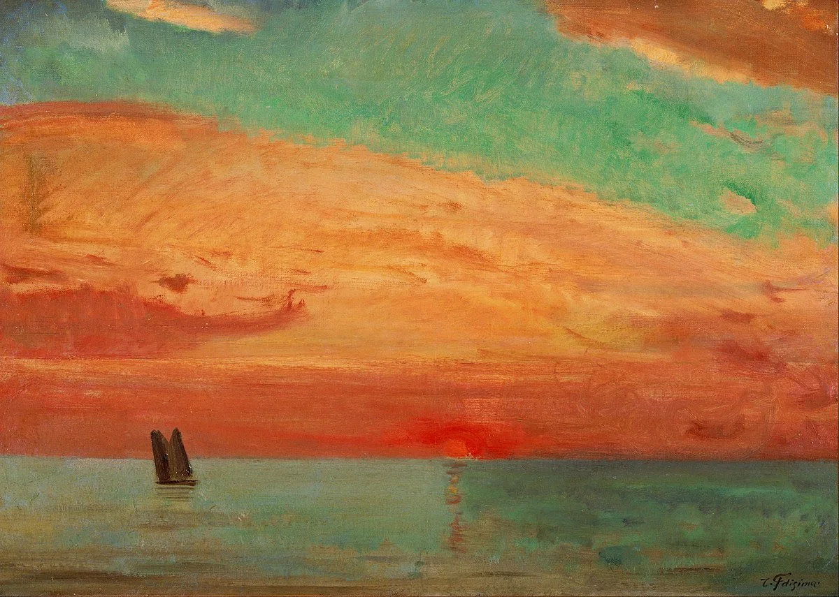 Sunrise over the Eastern Sea by Fujishima Takeji.jpg
