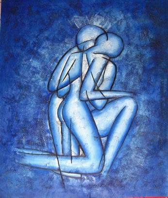 The blue nude