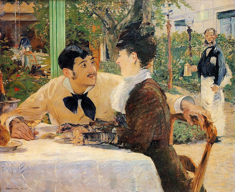 At Father Lathville by Edouard Manet- Famous Art - Handmade Oil Painting on Canvas