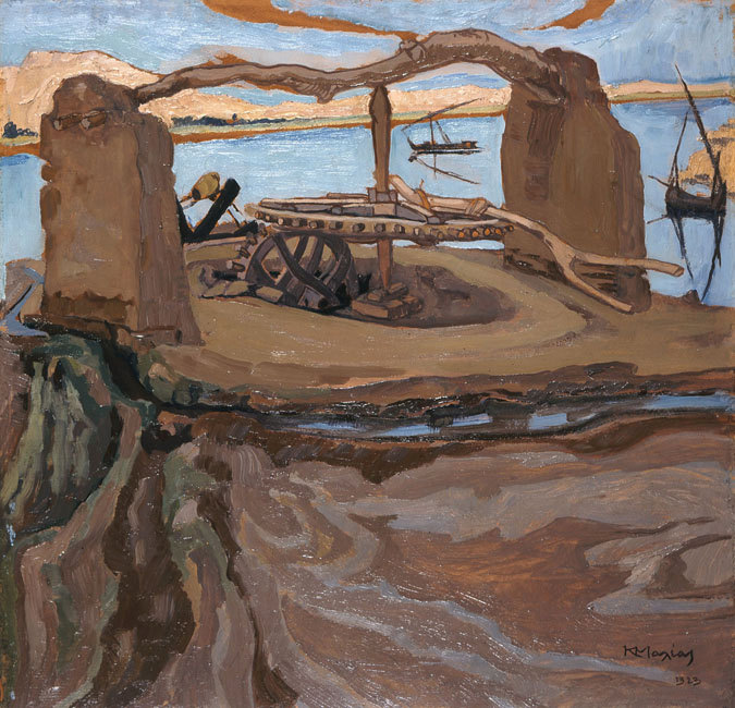 The Old Well by Constantine Maleas- Famous Art - Handmade Oil Painting on Canvas