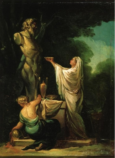 The Sacrifice to Priapus by Francisco Goya - Famous Art - Handmade Oil Painting on Canvas