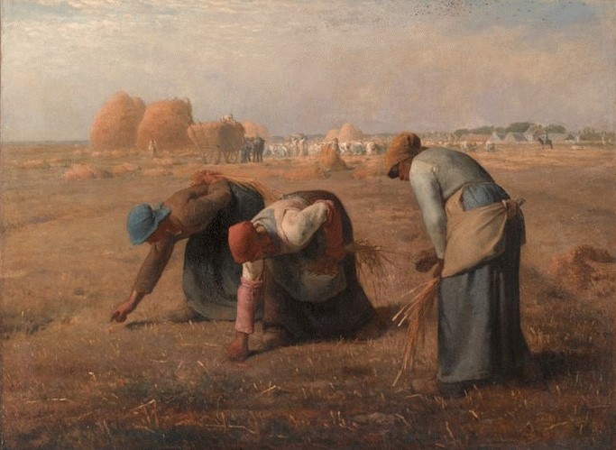 The Gleaners by Jean-François Millet - Famous Art - Handmade Oil Painting on Canvas