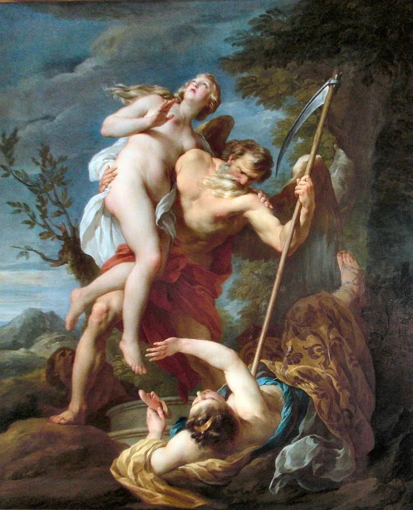Time Saving Truth from Falsehood and Envy by François Lemoyne - Famous Art - Handmade Oil Painting on Canvas