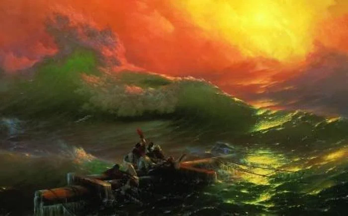 The Ninth Wave by Ivan Aivazovsky - Famous Art - Handmade Oil Painting on Canvas