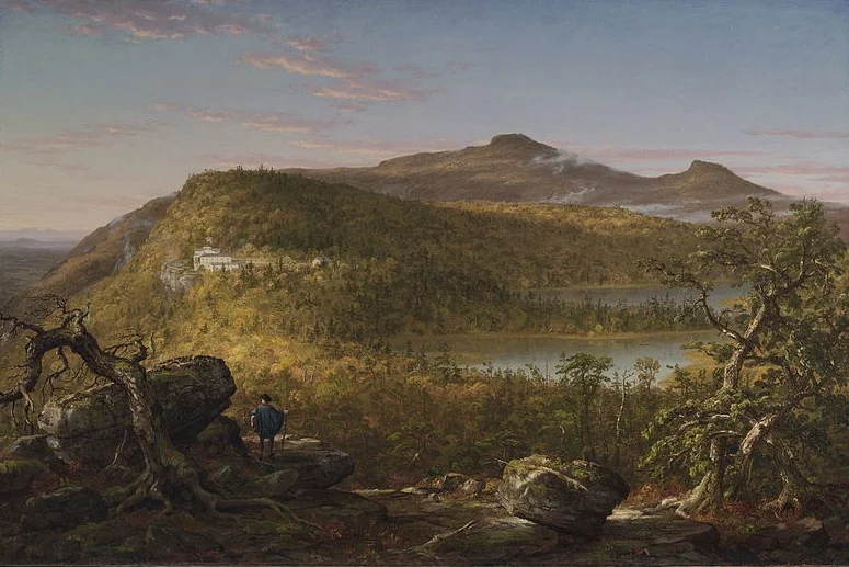 a-view-of-the-two-lakes-and-mountain-house-catskill-mountain-morning-by-thomas-cole-handmade-oil-painting-on-canvas