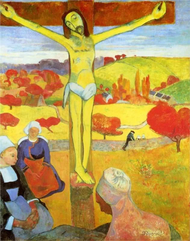 the-yellow-christ-by-paul-gauguin-famous-art-handmade-oil-painting-on-canvas