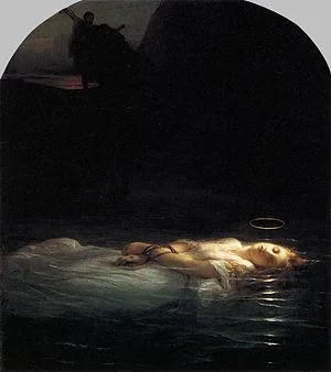 the-young-martyr-by-paul-delaroche-famous-art-handmade-oil-painting-on-canvas