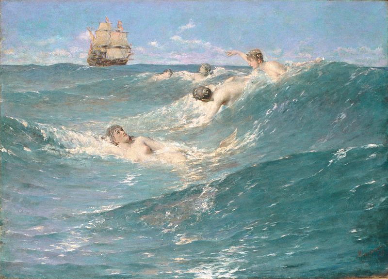 in-strange-seas-by-george-w-maynard-famous-art-handmade-oil-painting-on-canvas