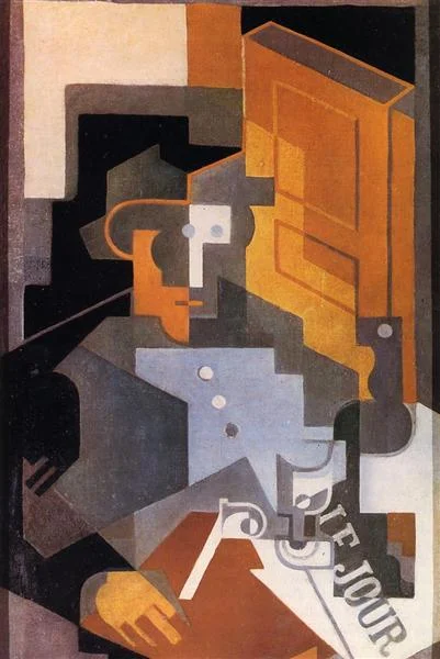 man-from-touraine-by-juan-gris-famous-art-handmade-oil-painting-on-canvas