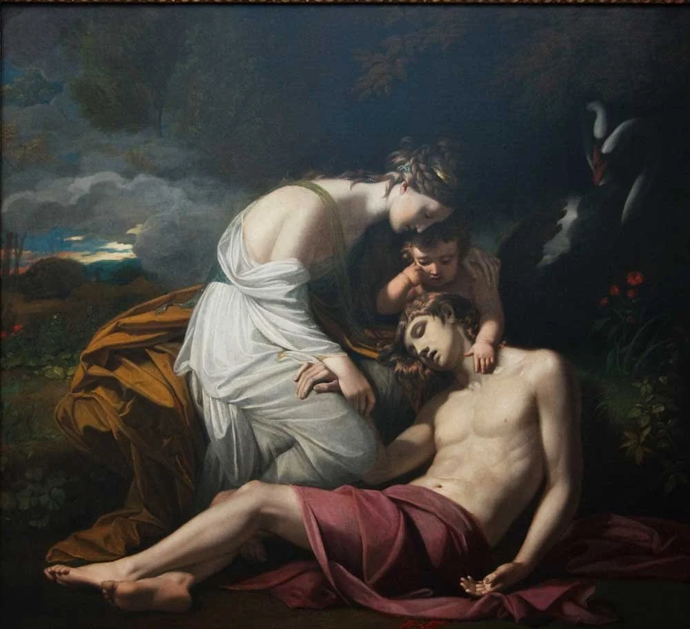 venus-lamenting-the-death-of-adonis-by-benjamin-west-famous-art-handmade-oil-painting-on-canvas