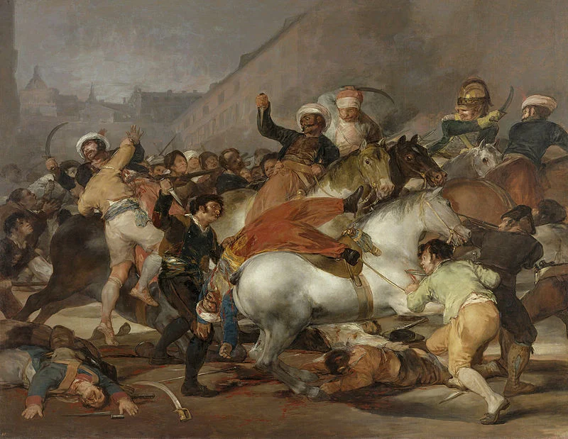 the-second-of-may-1808-by-francisco-goya-famous-art-handmade-oil-painting-on-canvas