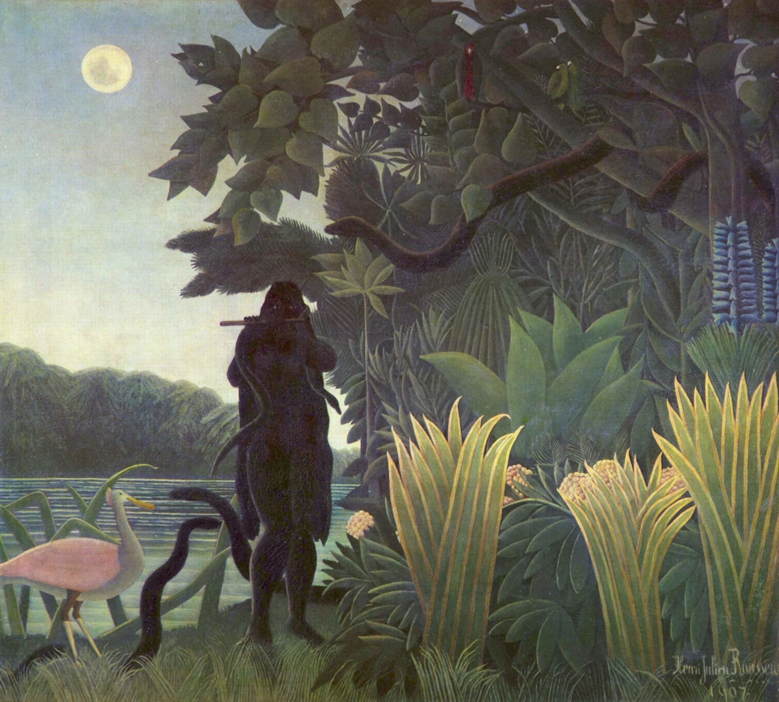 the-snake-charmer-by-henri-rousseau-famous-art-handmade-oil-painting-on-canvas