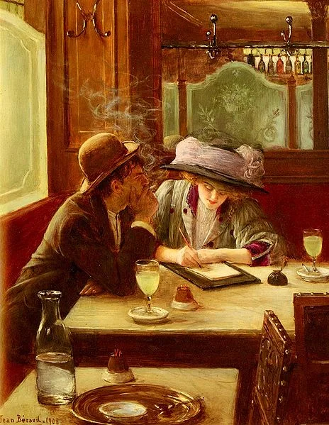 la-lettre-by-jean-beraud-famous-art-handmade-oil-painting-on-canvas