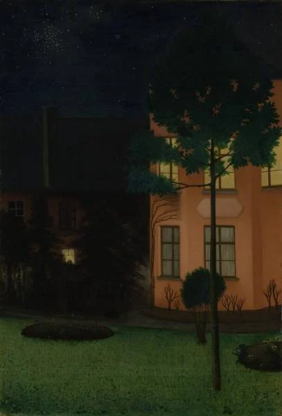 the-blind-house-by-william-degouve-de-nuncques-famous-art-handmade-oil-painting-on-canvas