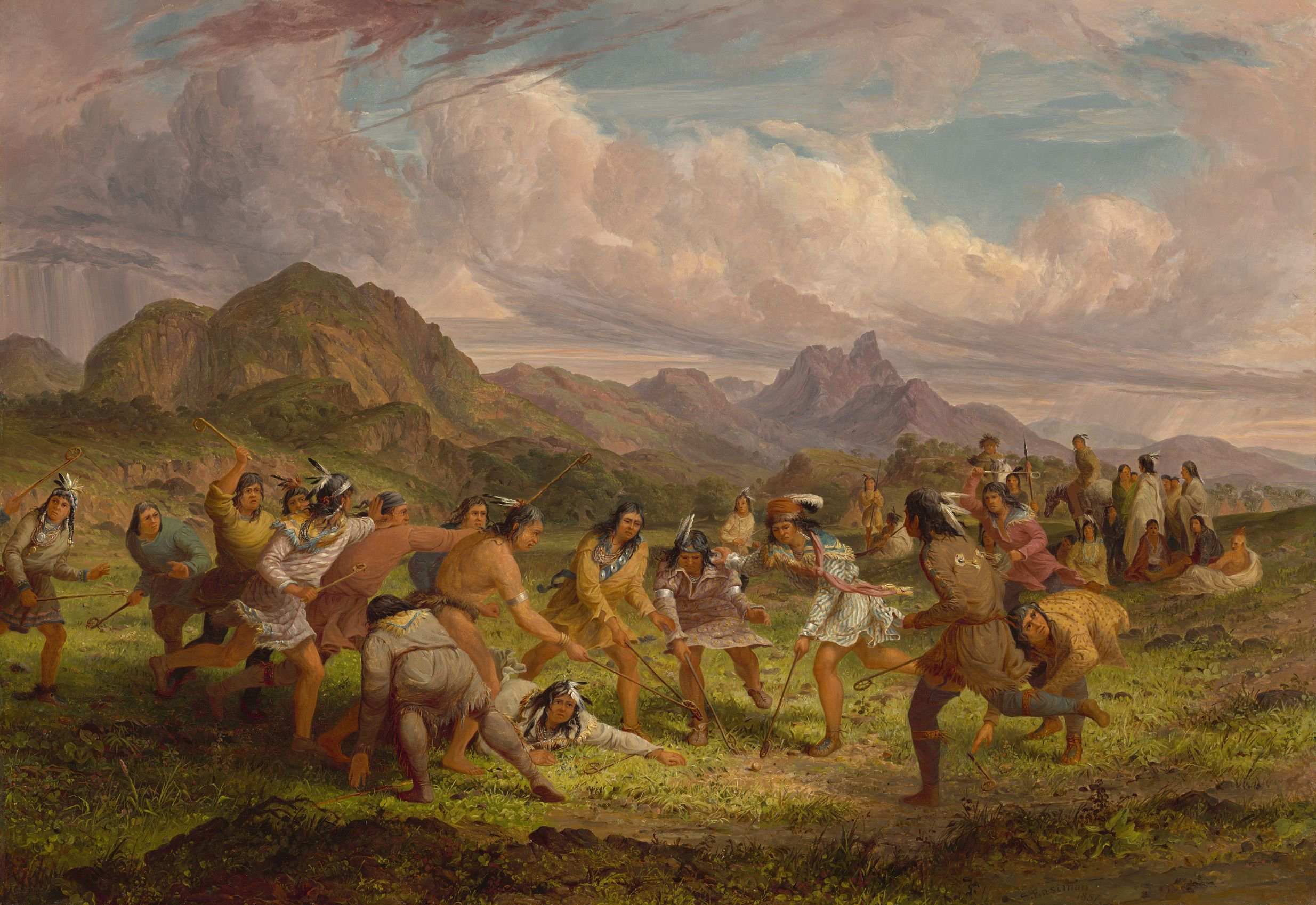 Seth Eastman -Ball Playing among the Sioux Indians - 1851.jpeg